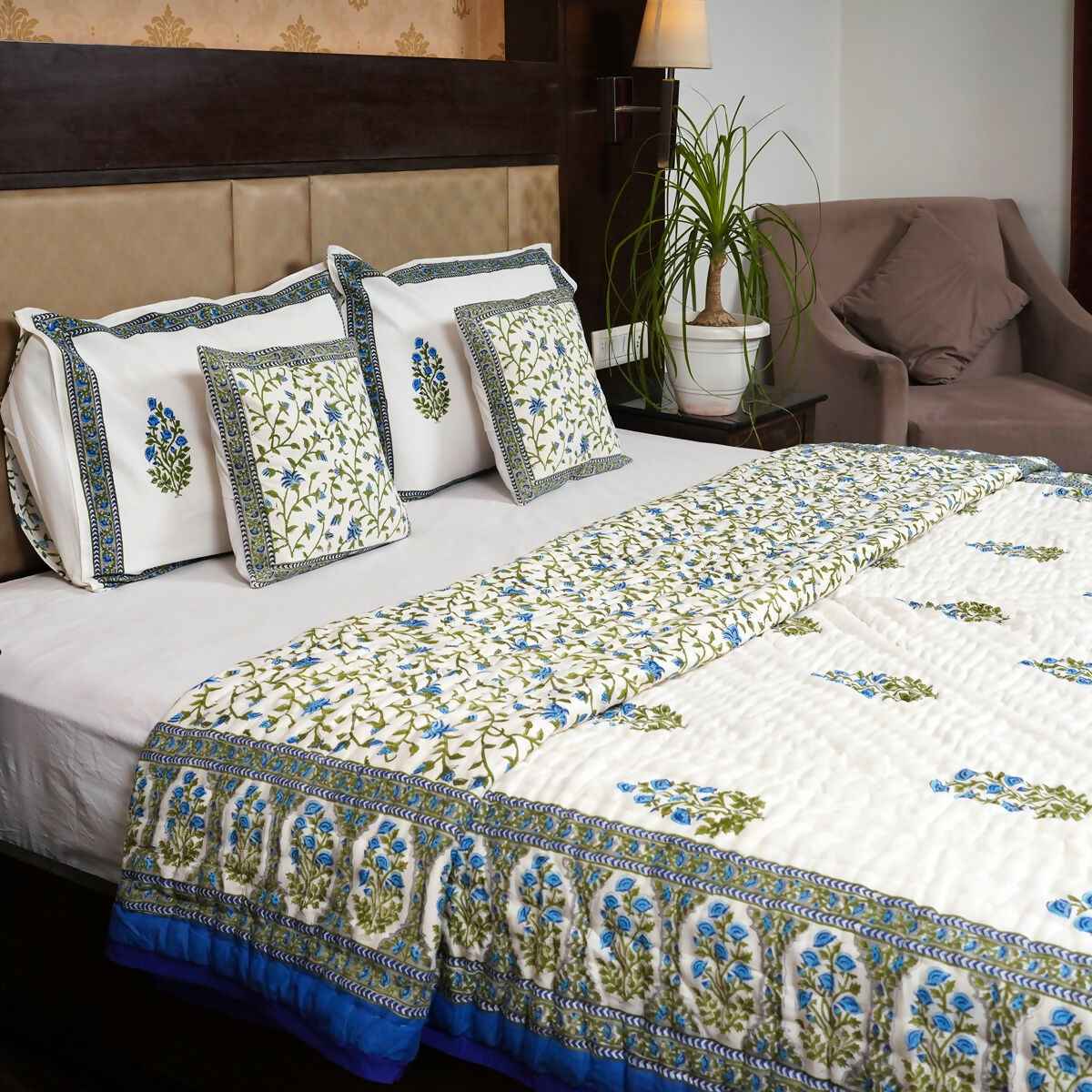 Organic Handmade Jaipur Quilt