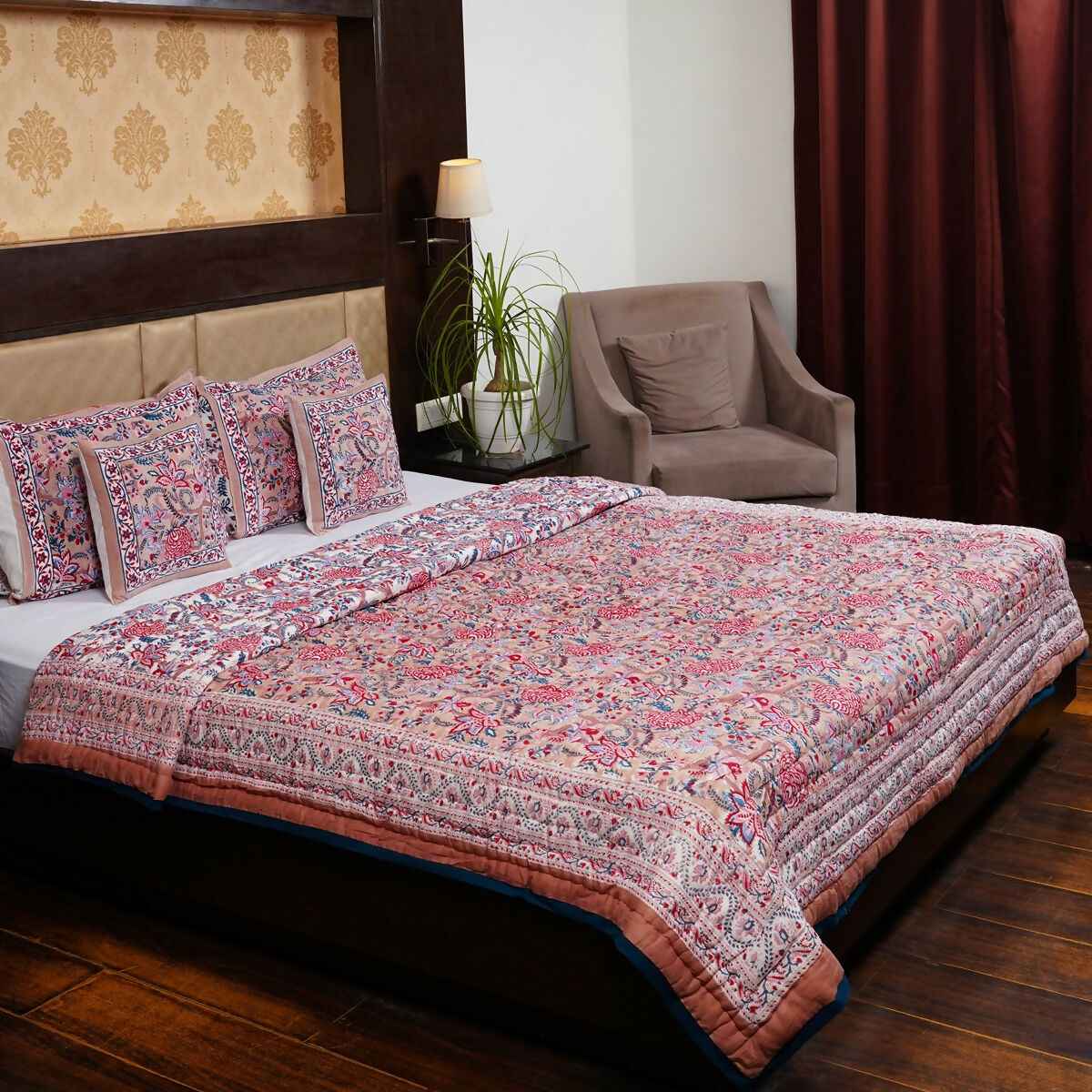 Organic Handmade Jaipur Quilt
