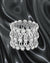 Statement 92.5 Sterling Silver Ring with Clear CZ Stones - Sitarahub Sitarahub,