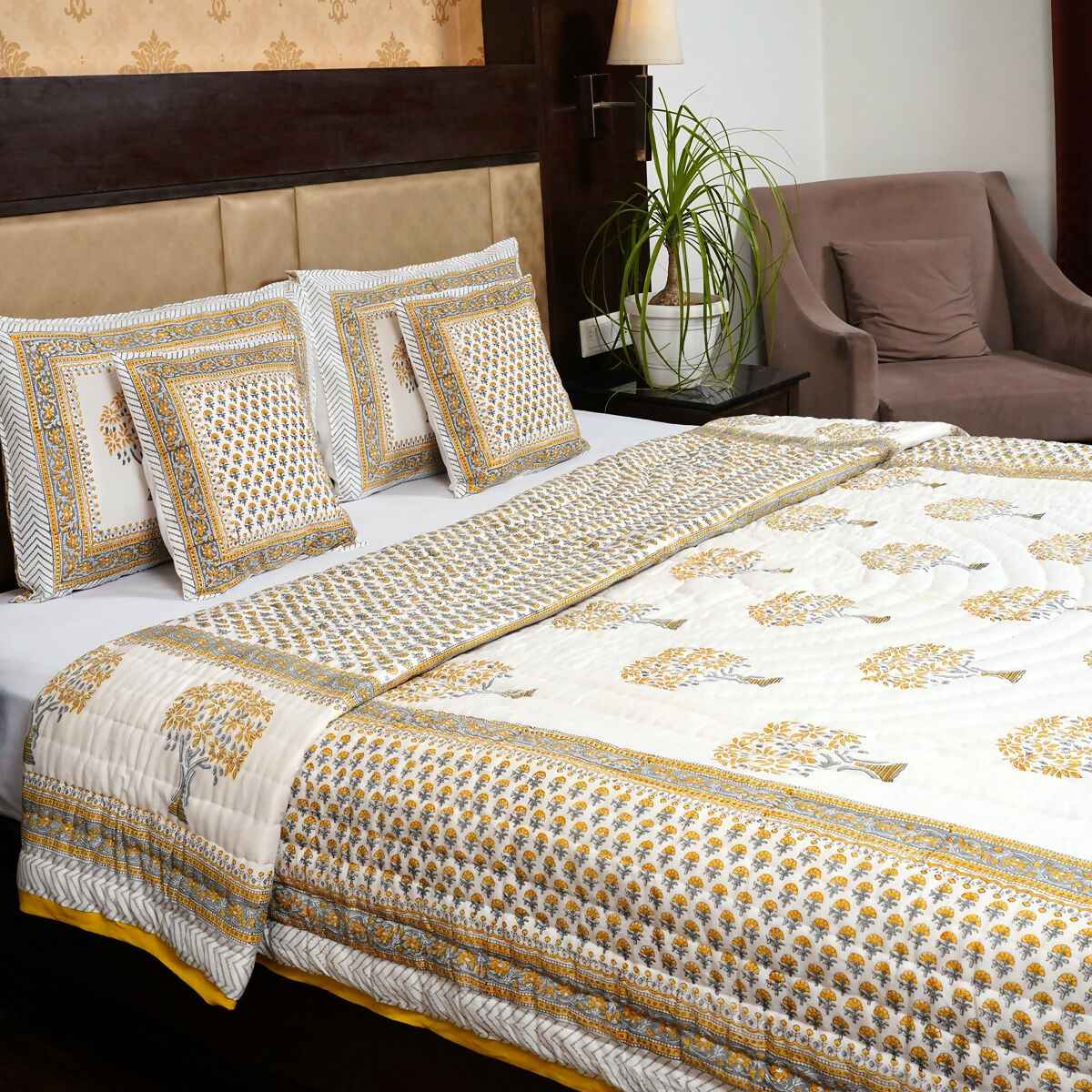 Organic Handmade Jaipur Quilt