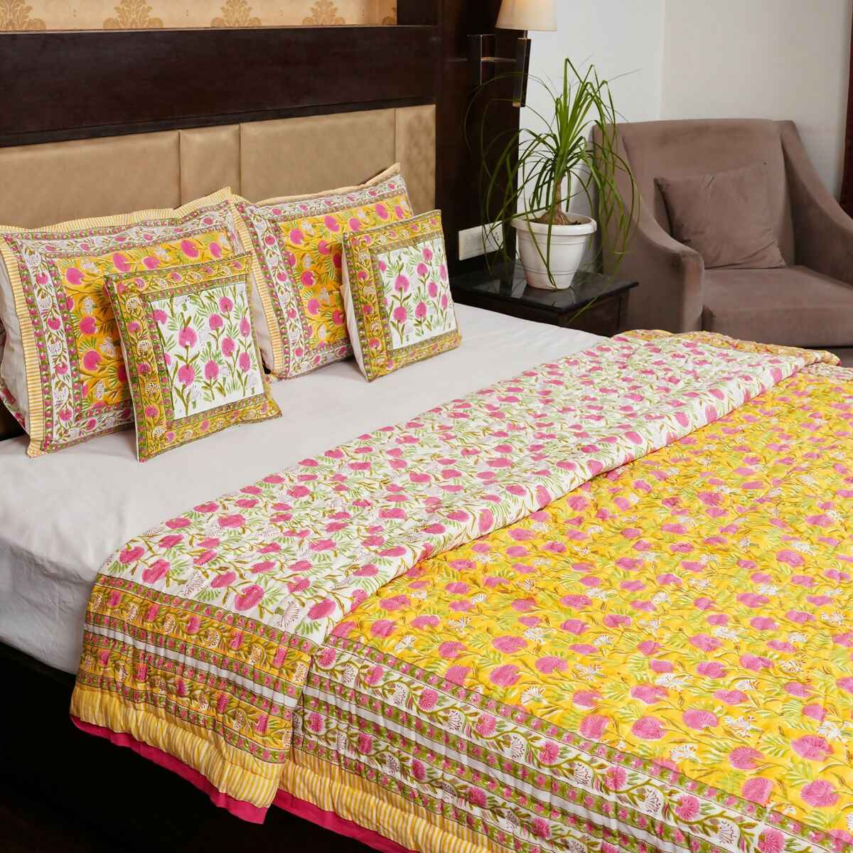 Organic Handmade Jaipur Quilt