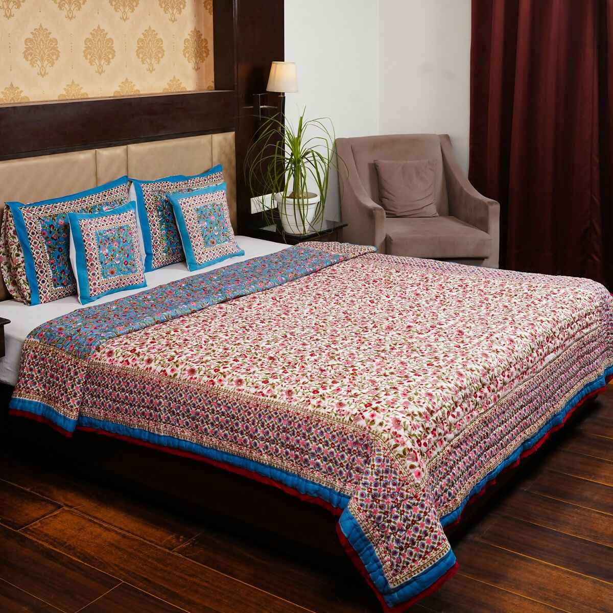 Organic Handmade Jaipur Quilt