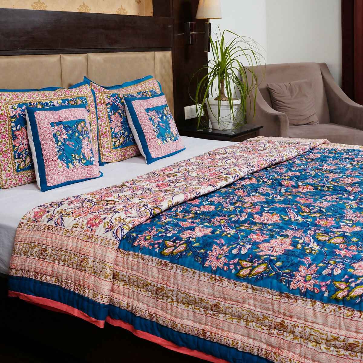 Organic Handmade Jaipur Quilt