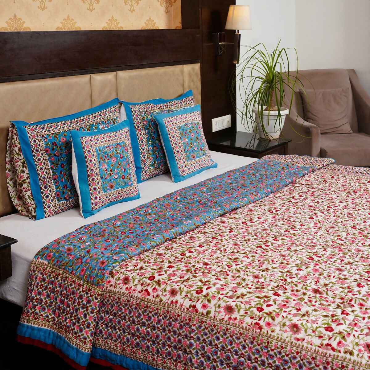 Organic Handmade Jaipur Quilt