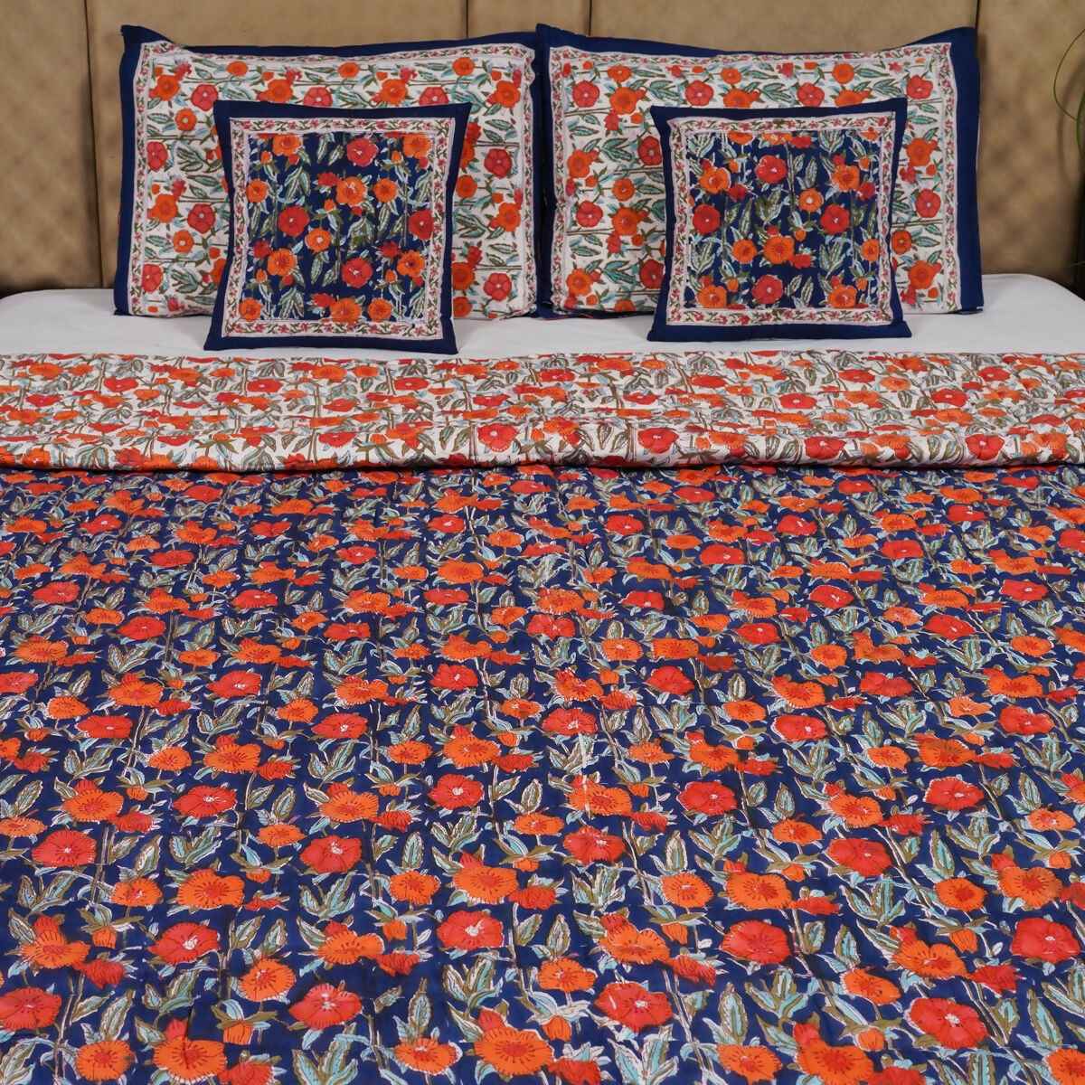 Organic Handmade Jaipur Quilt