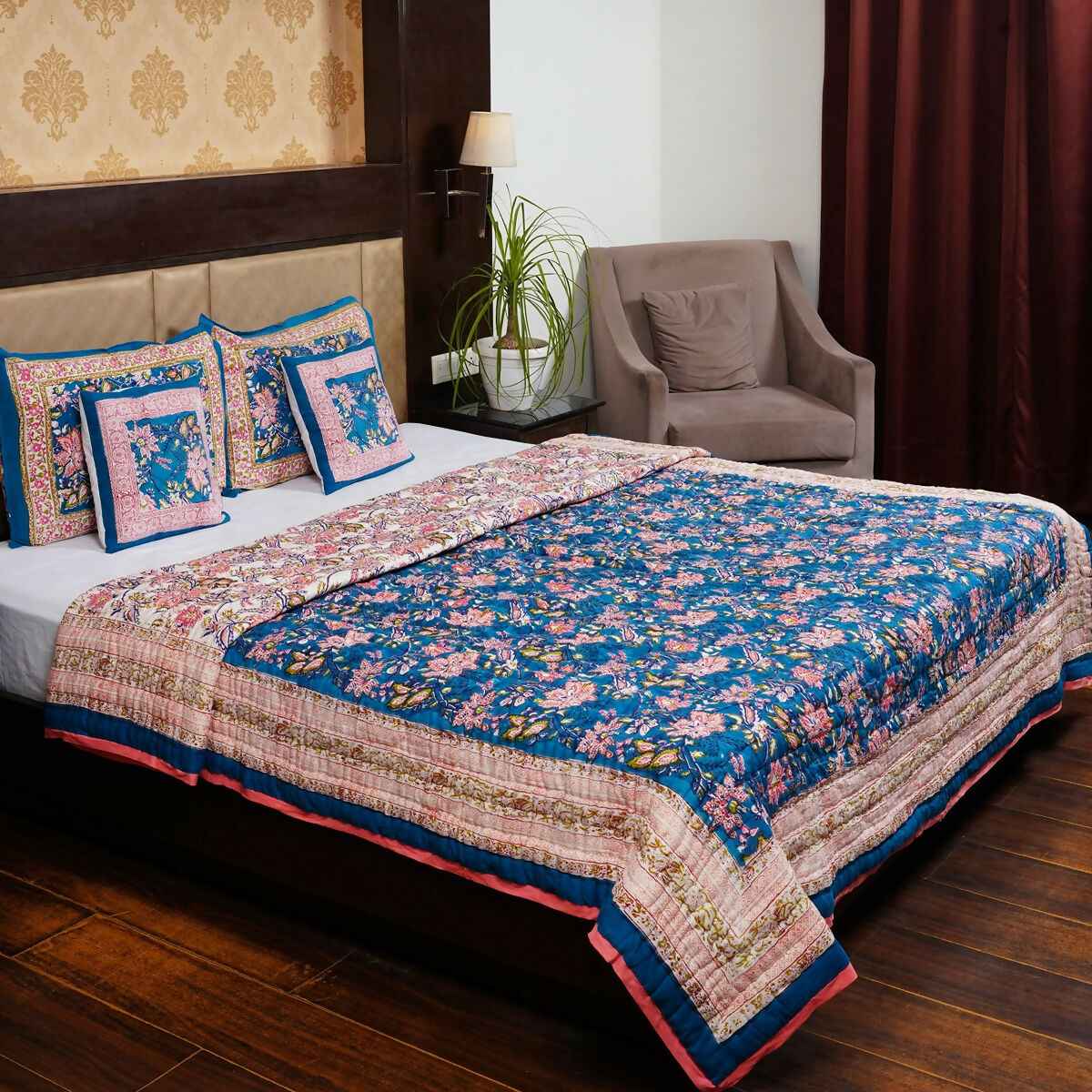 Organic Handmade Jaipur Quilt